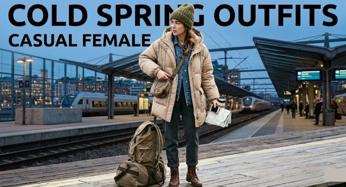 Cold spring outfits casual female
