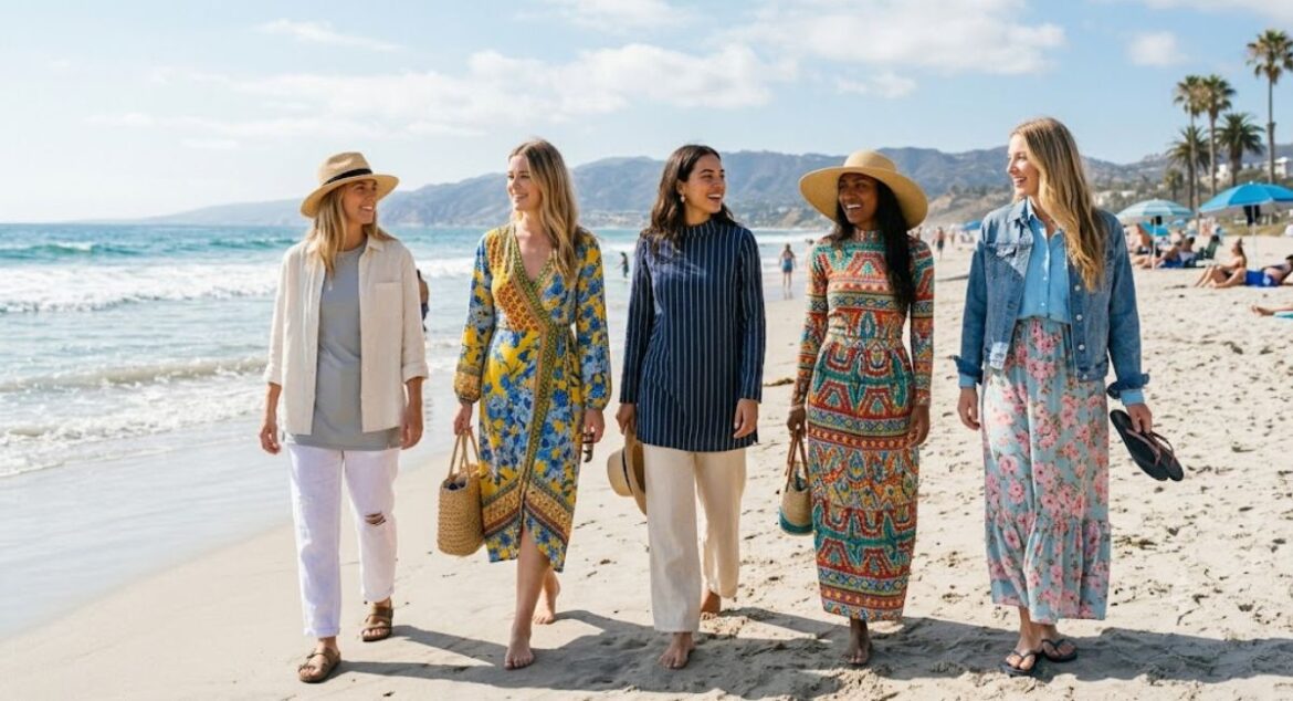 Beach summer outfits for women