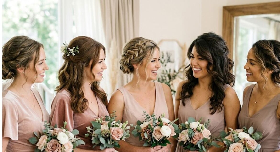 Bridesmaid hairstyles medium length