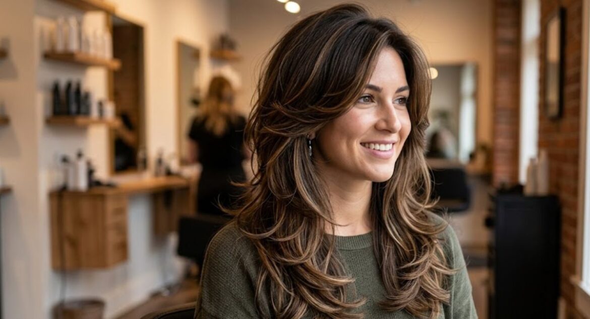Butterfly Layers Haircut Medium Length