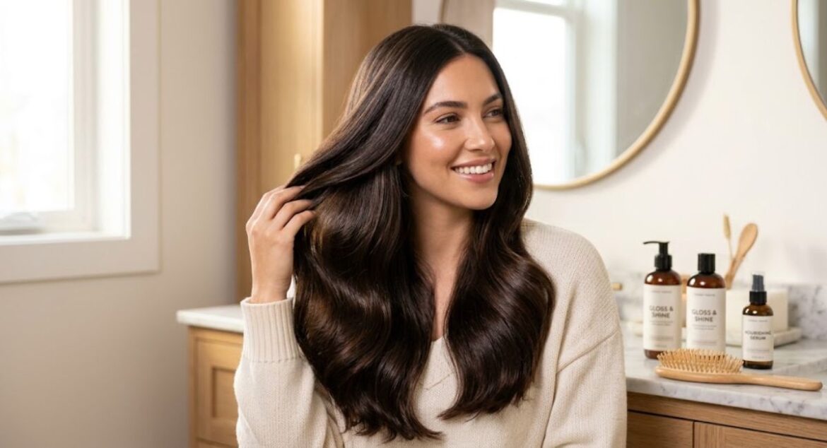How to make hair look healthy and shiny