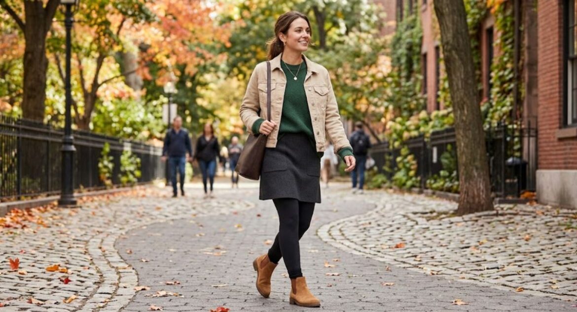 skirt with leggings outfit