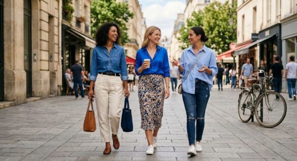 Blue Shirt Women Outfits
