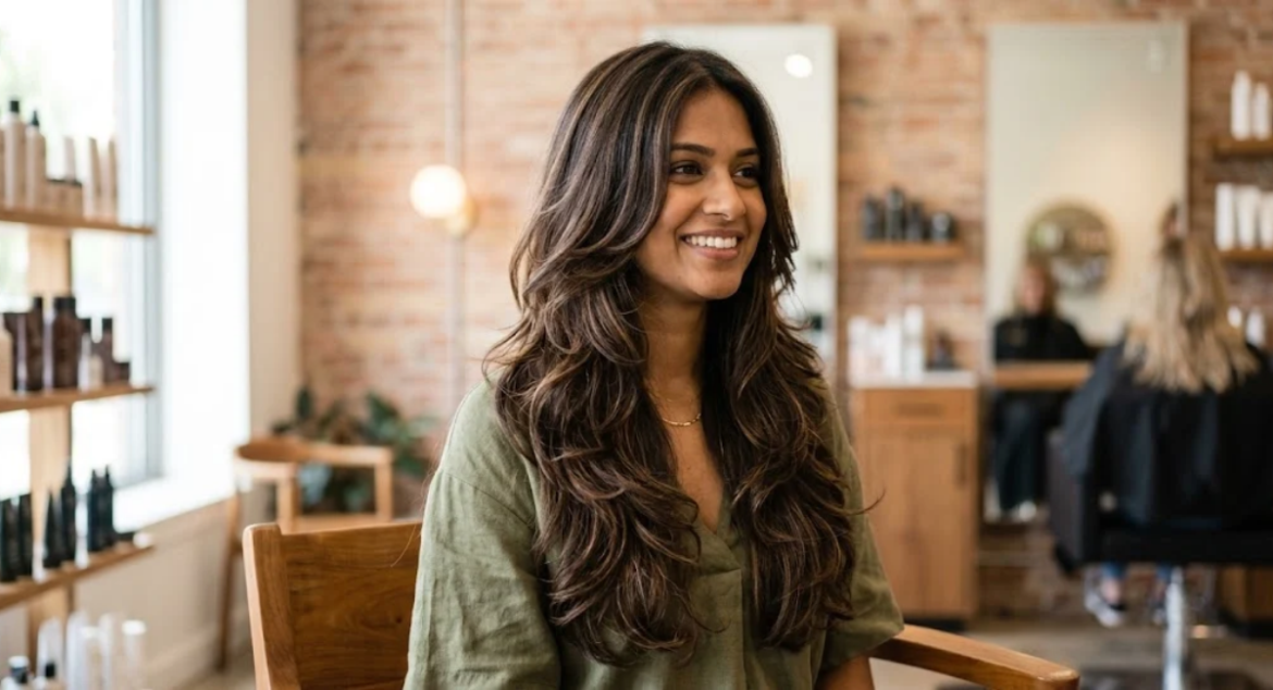 long layered hairstyles for women