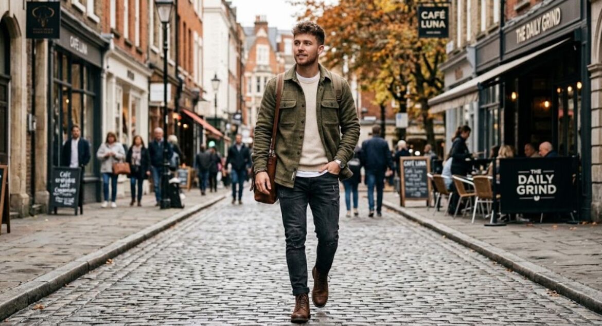 Shacket Outfit for Men
