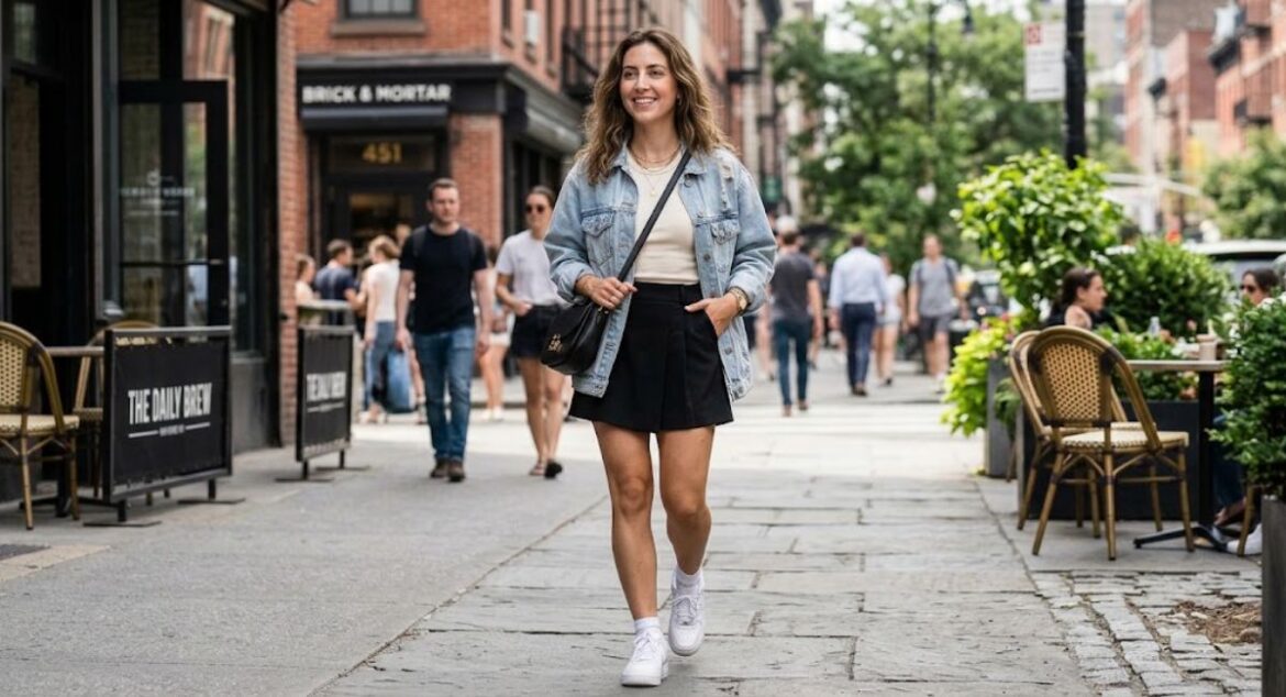 trendy skorts outfits women