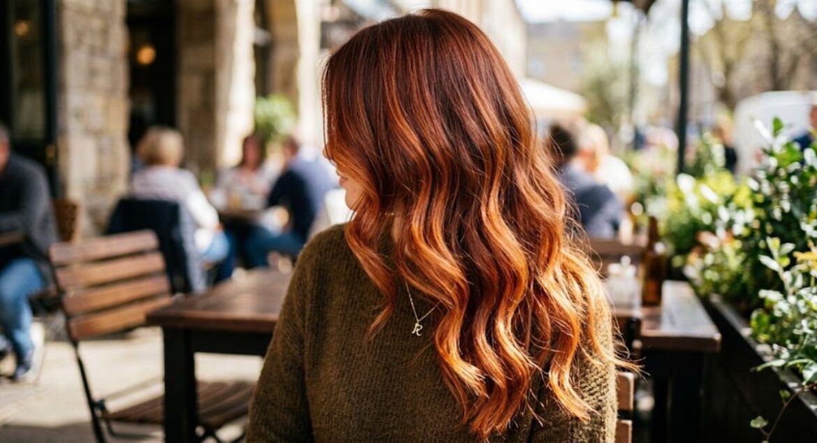 Red Copper Balayage