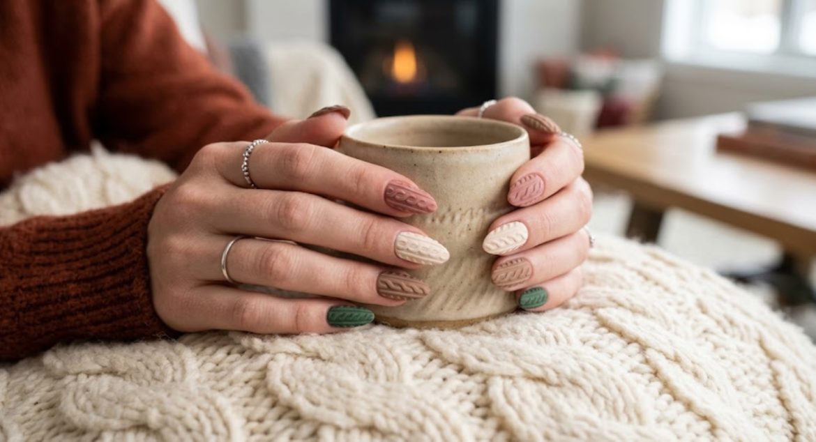 Sweater Knit Nails