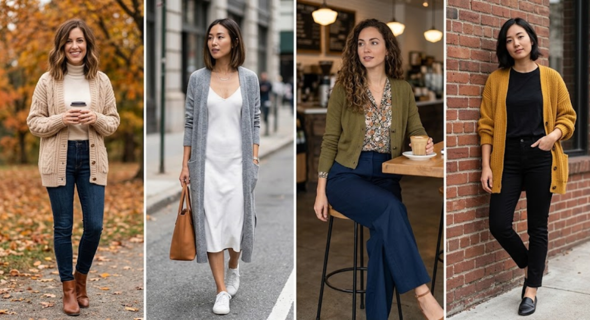 cardigan outfits for women